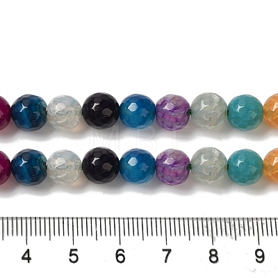 Dyed & Heated Natural Dragon Veins Agate Beads Strands X-G-P539-A01-20-1