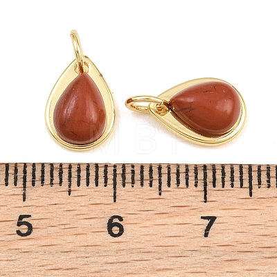 Natural Red Jasper Pendants GG-CBA110A-07G-03-1