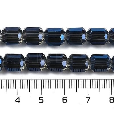 Electroplate Glass Beads Strands GLAA-G112-07E-1