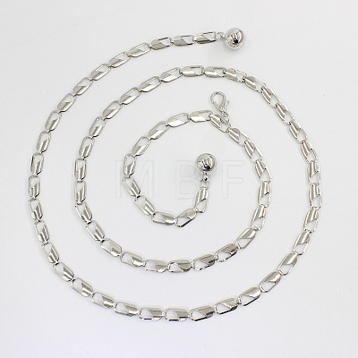 Alloy Oval Link Waist Chains WG68D7E-02-1