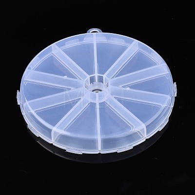 Flat Round Polypropylene(PP) Bead Storage Containers CON-S043-045C-1