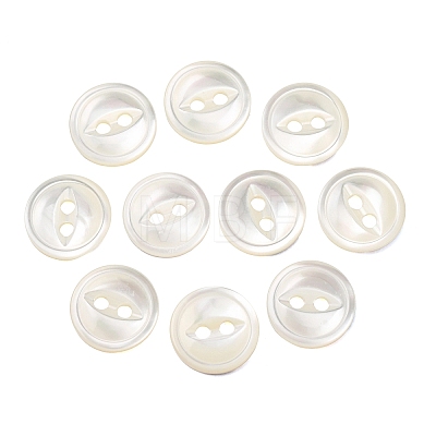 Cat Eye Style Natural Shell Buttons SH-CBAA69B-01G-1