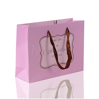 Rectangle Stripe Paper Bags CARB-F001-14E-1