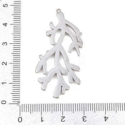 Hollow 304 Stainless Steel Pendants STAS-Z194-03P-03-1