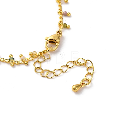 Brass Cable Chain Necklace Making KK-K337-12G-15-1