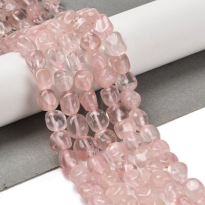 Natural Rose Quartz Beads Strands G-P497-01E-79A-1