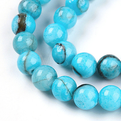 Natural Persian Jade Beads Strands G-A255-A02-01H-1