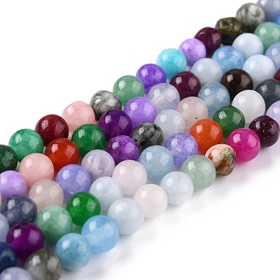 Natural White Jade Beads G-G766-A-05-1