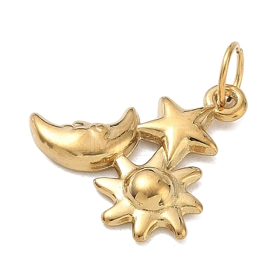 304 Stainless Steel Pendants SA-CBA4D1F-03G-B-1