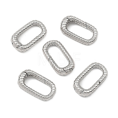 SHEGRACE Brass Spring Gate Rings XGRQ58222-756P-1