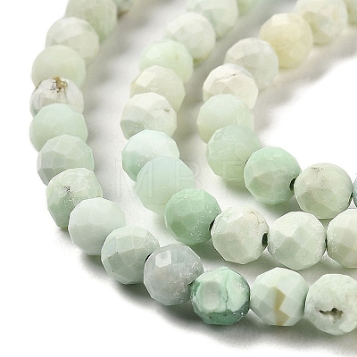 Natural Green Opal Beads Strands G-Z035-A02-03C-1