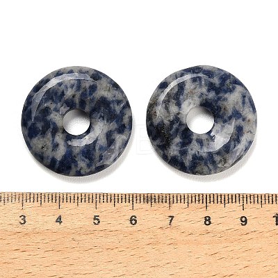 Natural Blue Spot Jasper Pendants G-F831-A09-1