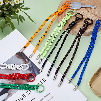 8Pcs Nylon Pendant Decorations HJEW-MA00051-1