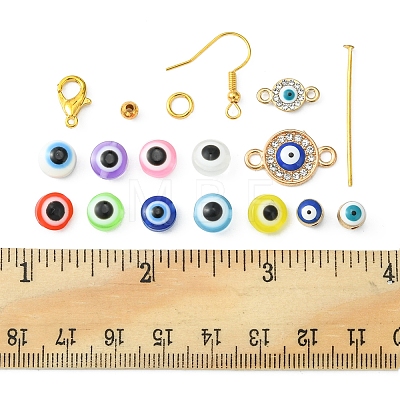 Evil Eye Theme DIY Earrings Jewelry Makings Kits DIY-FS0003-69-1