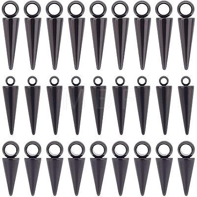 Unicraftale 30Pcs 3 Style 304 Stainless Steel Pendants STAS-UN0038-28-1