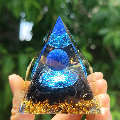 Orgonite Pyramid Resin Energy Generators PW-WG394F9-02-1