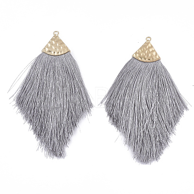 Polyester Tassel Big Pendant Decorations FIND-T042-05-1