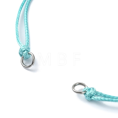 Adjustable Eco-Friendly Korean Waxed Polyester Cord Bracelet Making AJEW-JB01195-01-1