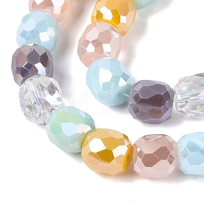 Electroplate Mixed Styles Glass Beads Strands EGLA-N022-13A-A02-1
