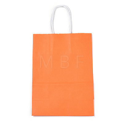 Pure Color Kraft Paper Bags AJEW-G020-B-08-1