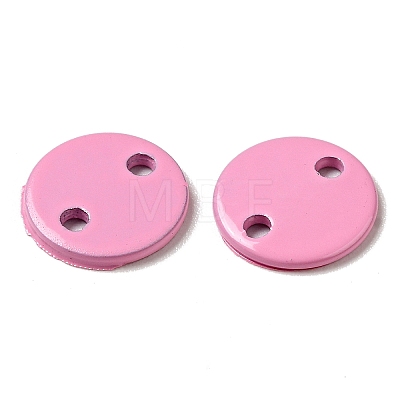 Spray Painted 201 Stainless Steel Connector Charms STAS-G304-23B-1