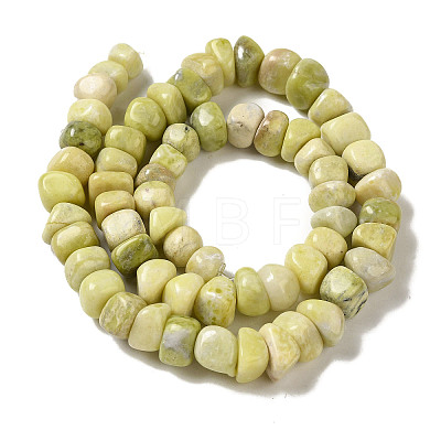 Natural Lemon Jade Beads Strands G-B078-G03-01-1
