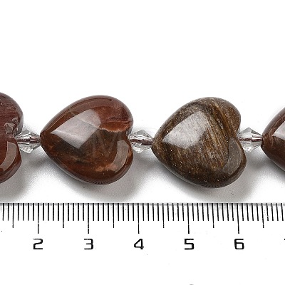 Natural Petrified Wood Beads Strands G-C150-A08-01-1
