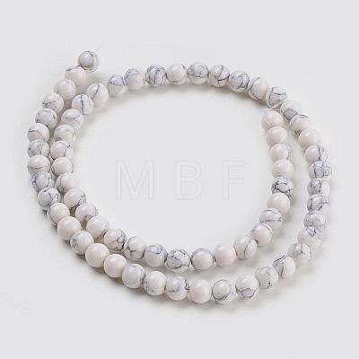 Synthetic Turquoise Beads Strands X-TURQ-H038-8mm-XXS01-1