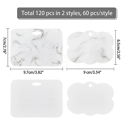  Marble Texture Pattern Paper Display Cards CDIS-NB0001-13-1