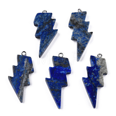 Natural Lapis Lazuli Pendants G-N332-53-A01-1