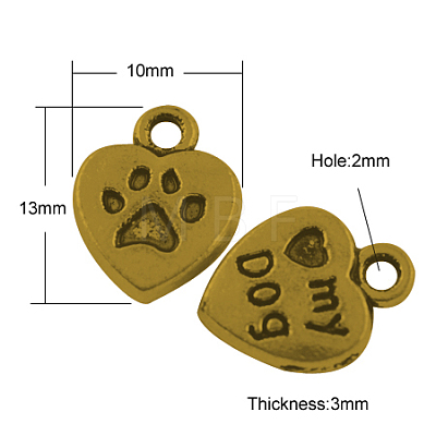 Tibetan Style Alloy Charms Pendants LS-TIBEP-A123278-AG-FF-1