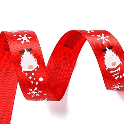 5 Yards Christmas Polyester Printed Ribbon OCOR-A008-01B-1