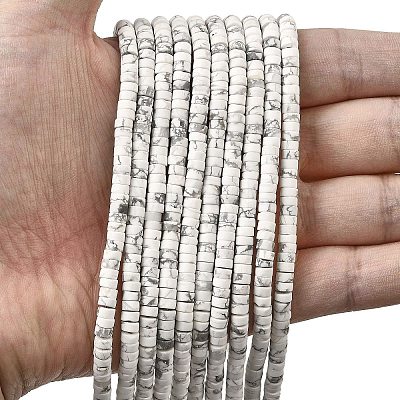 Natural Howlite Beads Strands X-G-Z089-A02-1