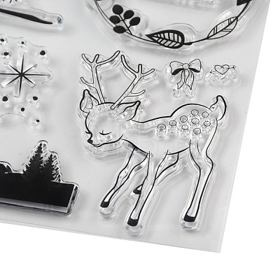 Holiday Themes Plastic Stamps DIY-F053-04-1