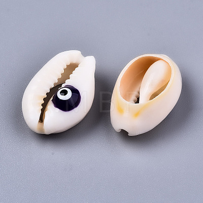 Natural Cowrie Shell Beads SHEL-S266-23B-1
