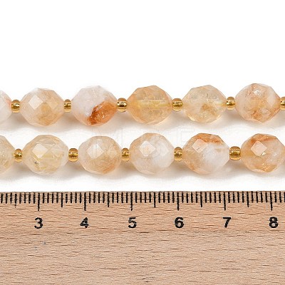 Natural Citrine(Heated) Beads Strands G-N342-149I-22-1