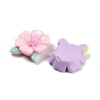 Opaque Resin Cabochons RESI-Z044-01D-1