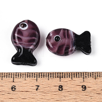 Handmade Lampwork Beads Strands LAMP-N021-41-A07-1
