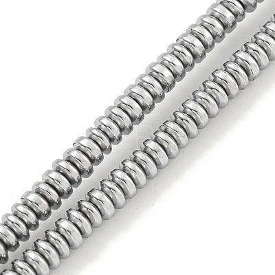 Electroplated Synthetic Non-Magnetic Hematite Beads Strands G-I360-C03-1
