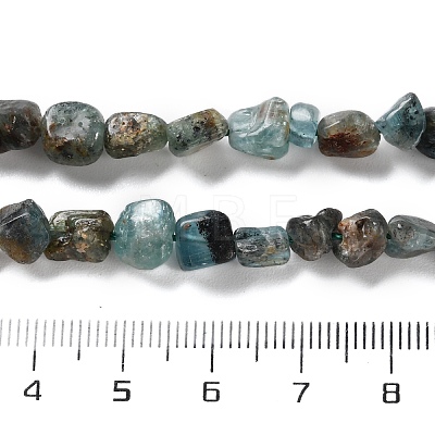 Natural Green Kyanite Beads Strands G-P497-01C-56-1