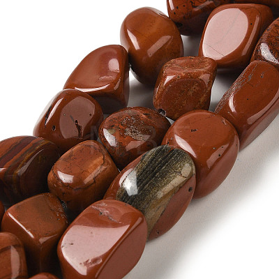 Natural Red Jasper Beads Strands G-B078-D05-04-1