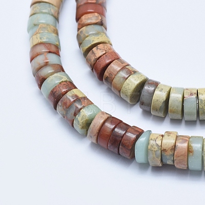 Natural Aqua Terra Jasper Beads Strands G-E444-17-8mm-1