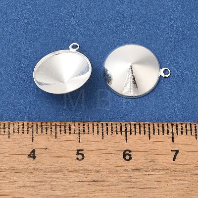 Ion Plating(IP) 304 Stainless Steel Pendant Pointed Back Rhinestone Settings STAS-U025-05B-S-1