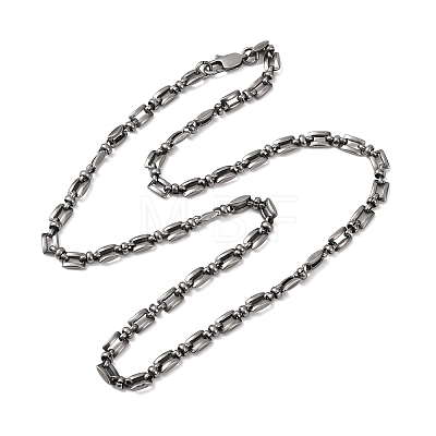 Unisex 304 Stainless Steel Necklaces NJEW-C115-07AS-1