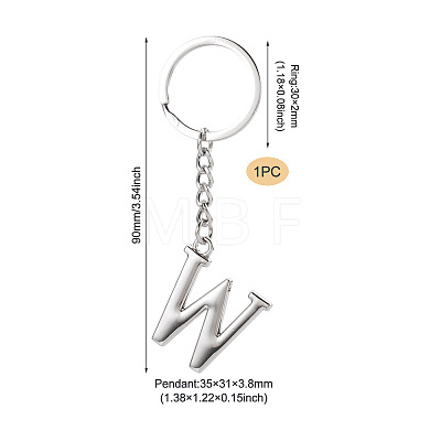Alloy Keychains KEYC-TADJ0001-11W-1
