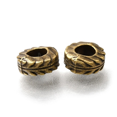 Tibetan Style Alloy European Beads AL-CBA3B63-17AB-1