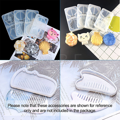 DIY Comb Silicone Molds Kits DIY-TA0008-35-1