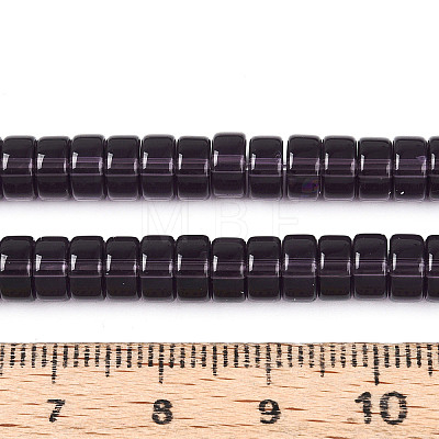 Transparent Glass Beads Strands GLAA-N028-3x6mm-04-1