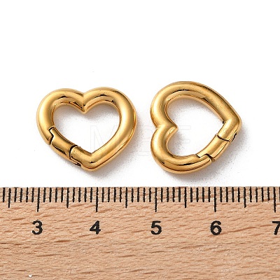 304 Stainless Steel Spring Gate Clasps X-STAS-A193-03G-1
