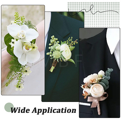 20Pcs Iron & Plastic Brooch Findings JEWB-SC0001-1